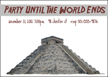 Mayan Temple End of World Invitations