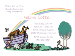 Noah's Ark 1 Baby Shower Invitation