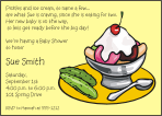 Pickles and Ice Cream Baby Shower Invitation
