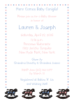 Rocking Horses Baby Shower Invitation