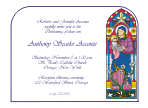 Stained Glass Baptism Invitation