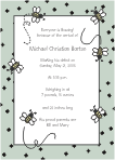 Bumblebees-Sage Birth Announcement