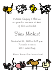 Farm Animals Birth Announcements