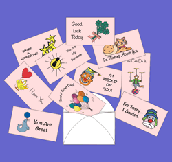 Pink Lunch Box Cards