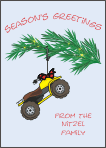 ATV Ornament Christmas Card