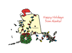 Alaska Christmas Card