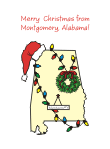 Alabama Christmas Card