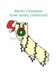 California Christmas Card