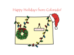 Colorado Christmas Card