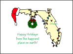 Florida Disney Christmas Card