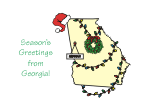 Georgia Christmas Card