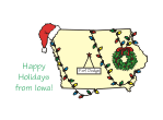 Iowa Christmas Card