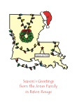 Louisiana Christmas Card