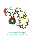 Michigan Christmas Card