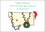 Montana Christmas Card