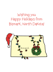 North Dakota Christmas Card