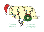 Nebraska Christmas Card