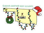 Oklahoma Christmas Card