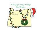 Oregon Christmas Card
