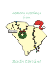 South Carolina Christmas Card
