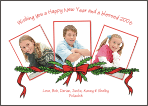 Garland Photo Christmas Card