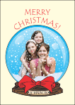 Snow Globe Photo Christmas Cards