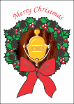 Door Knocker Christmas Card