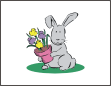 Bunny with Daphadil Note Cards