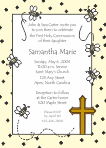 Bumblebees Communion Invitation