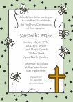 Bumblebees, Green Communion Invitation