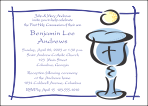 Breaking Bread First Communion Invitation