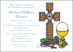 Breaking Bread First Communion Invitation