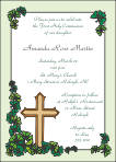 Irish Cross Communion Invitation