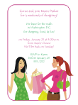 Dress Up Birthday Invitation