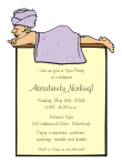 Spa Night Girls Night Invitation