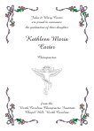 Caduceus Chiropractic Invitation and Announcement