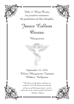 Caduceus Chiropractic Invitation and Announcement