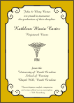 Caduceus Nursing Graduation Announcement