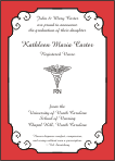 Caduceus Nursing Graduation Announcement