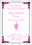 Caduceus Veterinarian Symbol Graduation Announcement