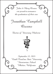 Caduceus Veterinarian Symbol Graduation Announcement or Invitation