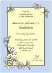 Daisies Graduation Invitatiion