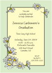 Daisies Graduation Invitatiion