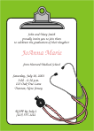 Medical Graduation Invitation - Stethoscope 4