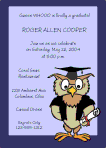 Owl Graduation Party Invitation