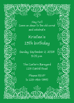 Lace / Bandana Party Invitation