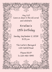 Lace / Bandana Party Invitation