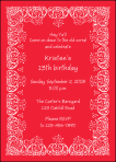 Lace / Bandana Party Invitation