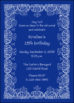 Lace / Bandana Party Invitation