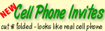 Cell Phone Invitations